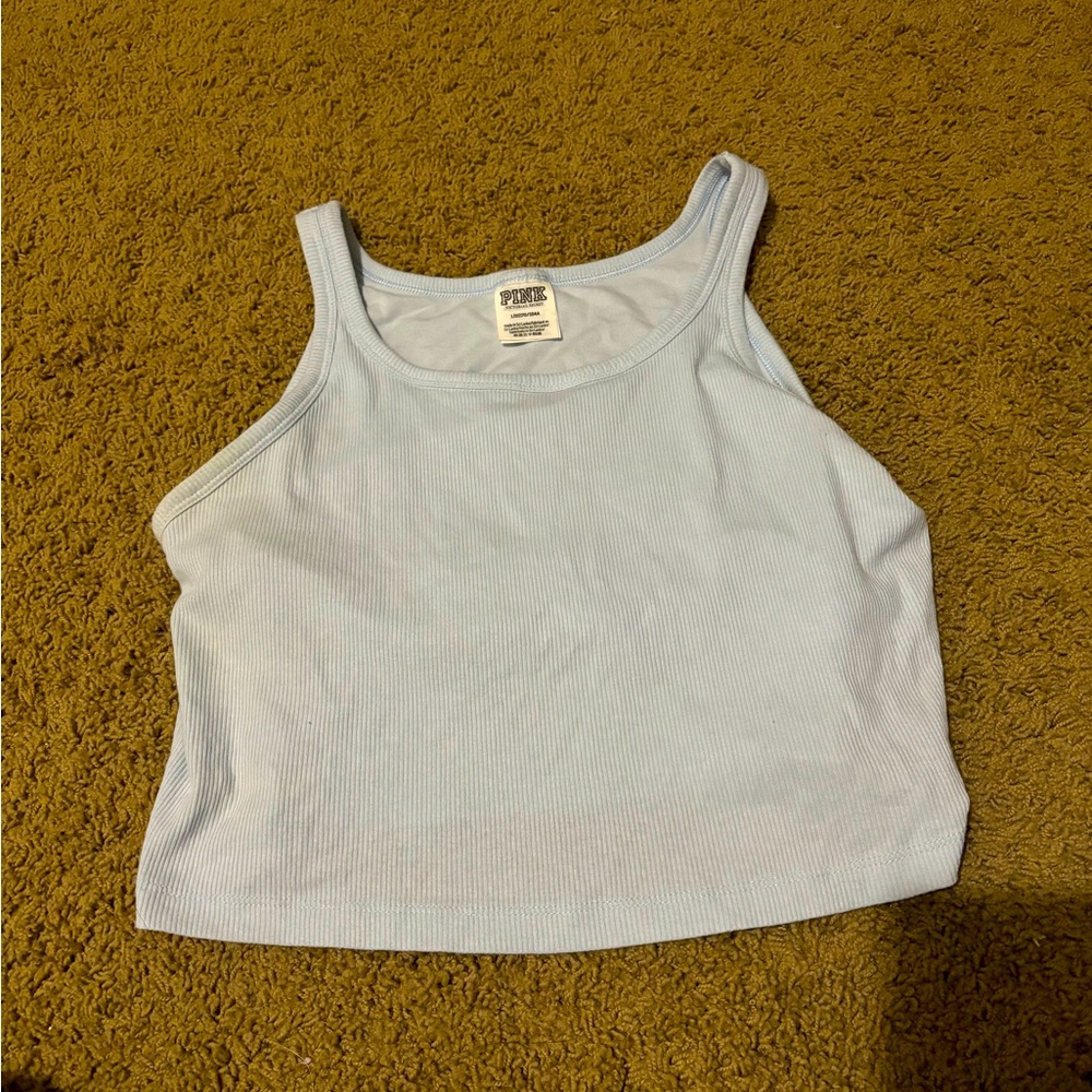 Victoria Secret PINK Tank Top in Light Blue